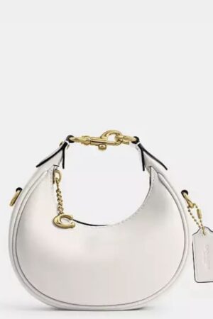 Coach Jonie bag in white glovetanned leather
