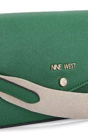 Nine West Peaches Small Crossbody Flap Bag and Card Case.