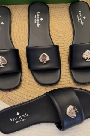 Kendall Smooth Leather Slide Sandal