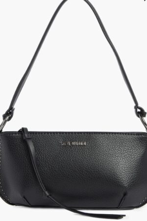 Steve Madden Black Pebble Stud Shoulder Bag