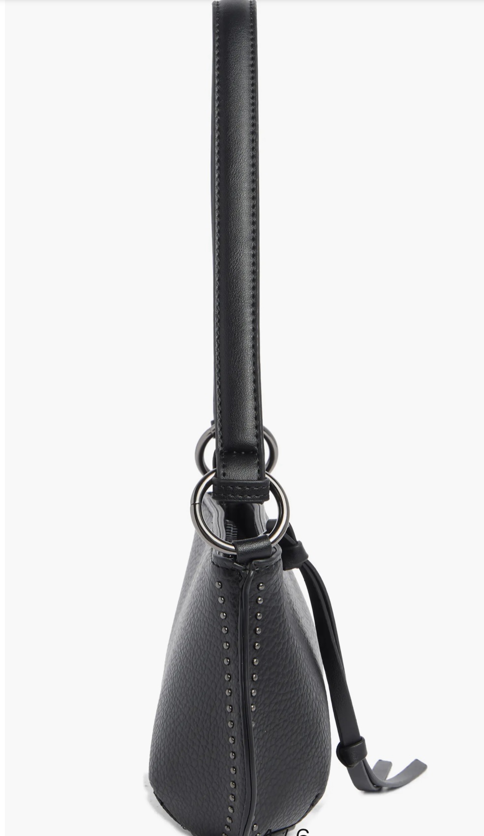 Steve Madden Black Pebble Stud Shoulder Bag - Image 4