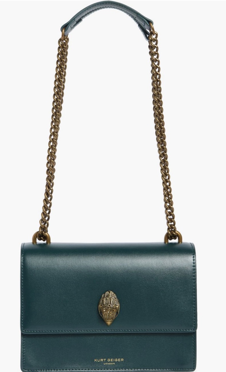 Kurt Geiger London Shoreditch Leather Cross-Body Bag.