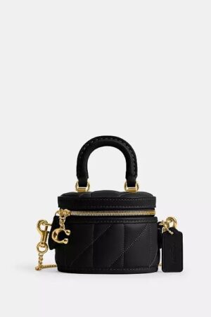 Coach Trail Crossbody Bag 12 With Pillow Quilting in Black