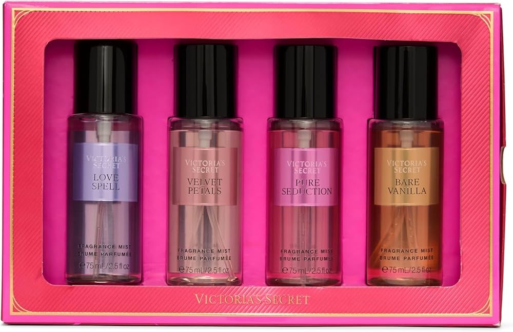 Victoria's Secret Fragrance Mist Collection 4 Piece Mini Mist Gift Set - Image 3
