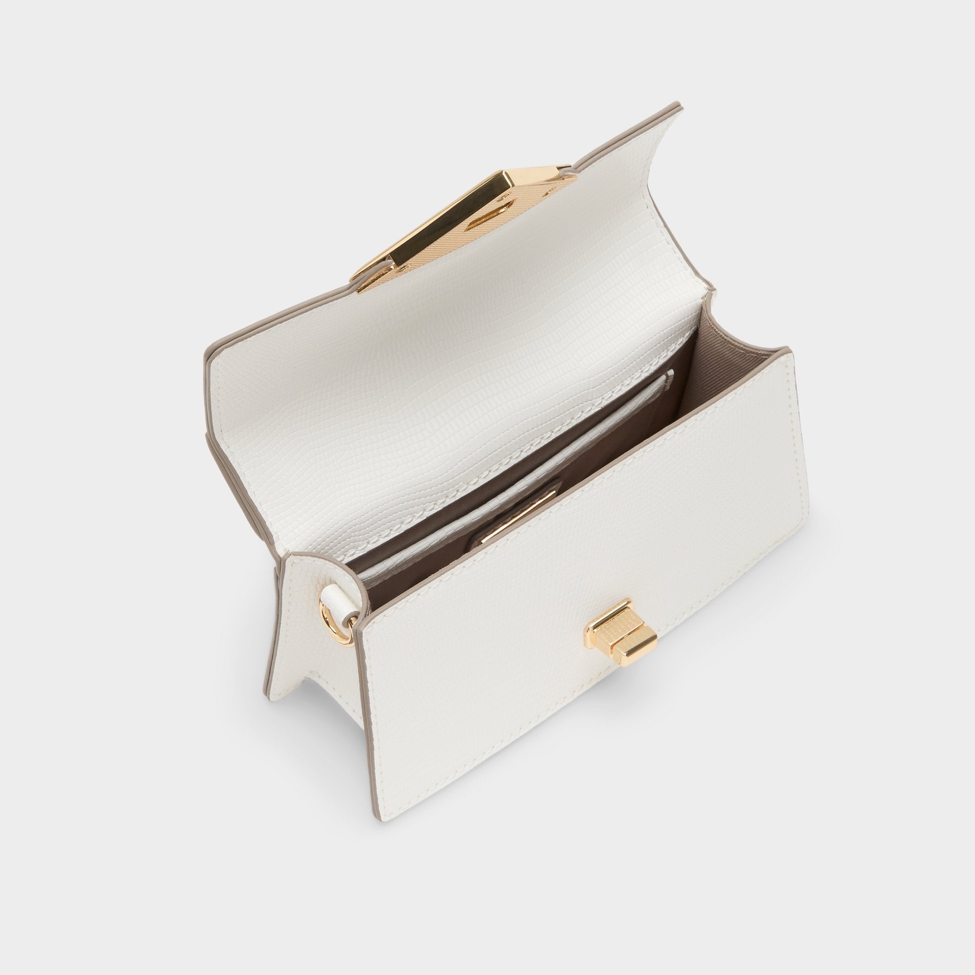 Aldo Brimeaax mini White Top Handle Bag. - Image 3