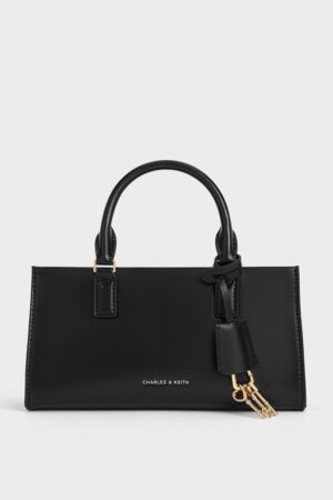 CHARLES & KEITH Kerry Top Handle Bag - Black