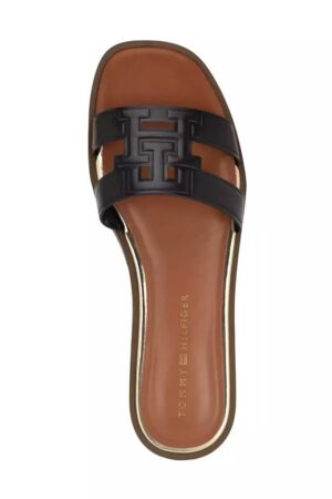 Tommy Hilfiger Women's Terenz Logo Strap Flat Slide Sandals