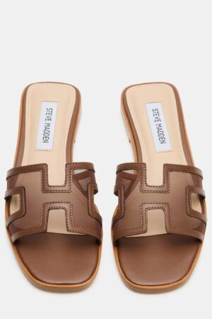 Steve Madden Hadyn Mesh Brown women's designer sandals