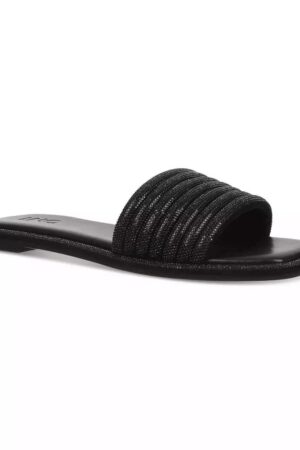 I.N.C. International Concepts Miimmii Slide Sandals in black.