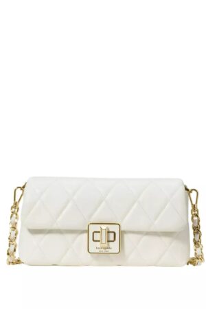 Kate Spade Carey Quilted Mini Crossbody - Meringue White