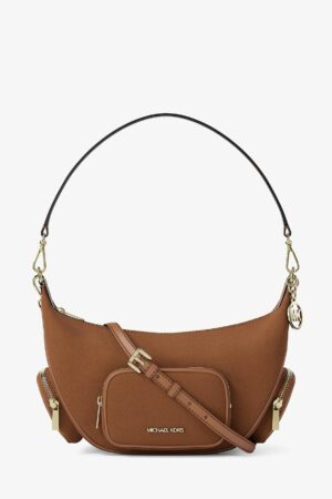 Michael KORS Merritt Medium Suede Convertible Shoulder Bag