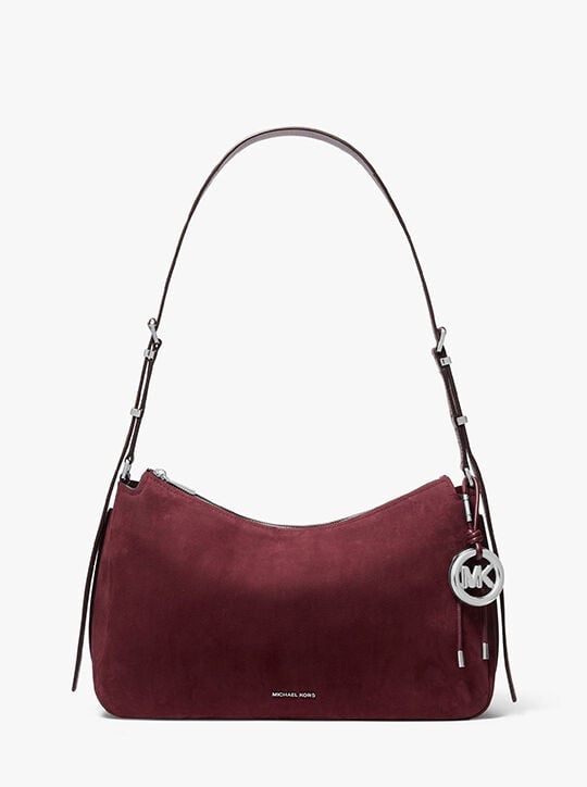 MICHAEL KORS NOLITA MEDIUM NUBUCK SHOULDER BAG